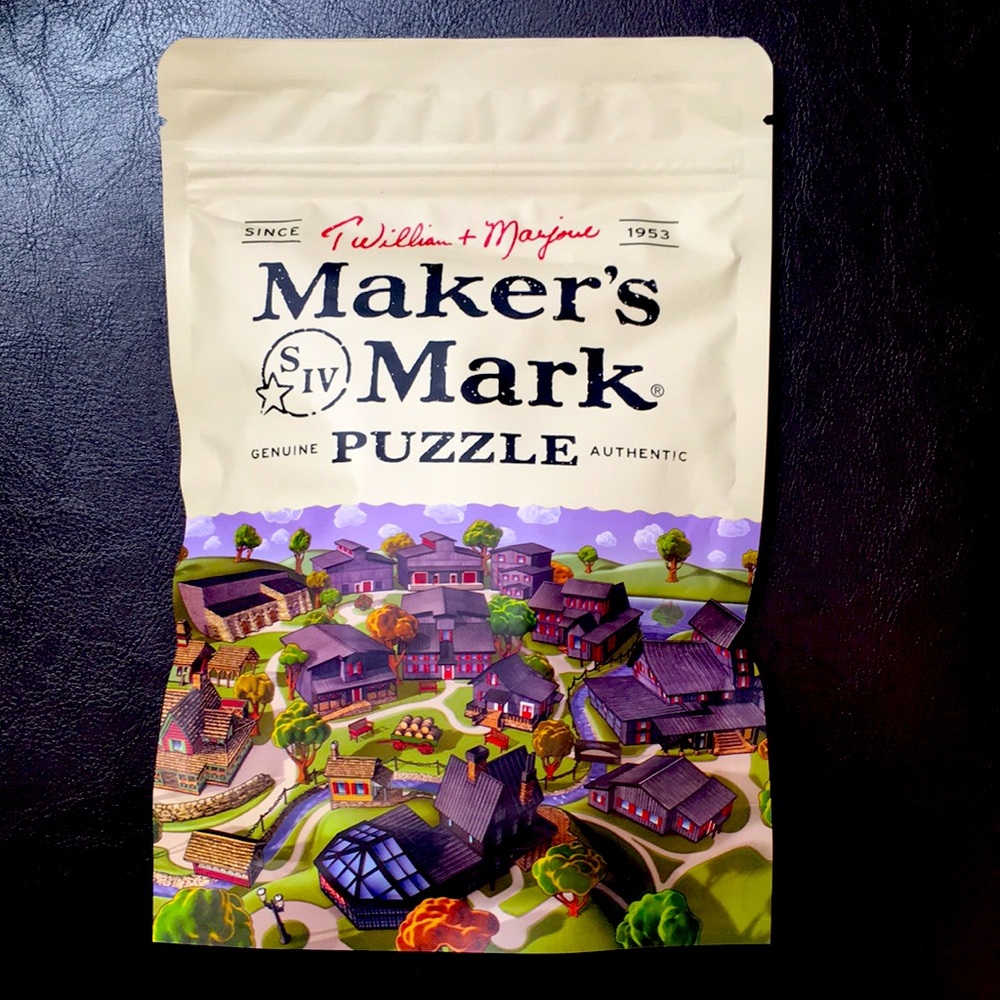Maker’s Mark whiskey Puzzle - New and Unopened.